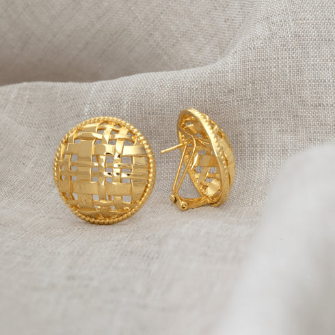 Pendientes plata Madrás