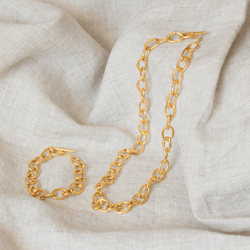 Pulsera plata Eslabones