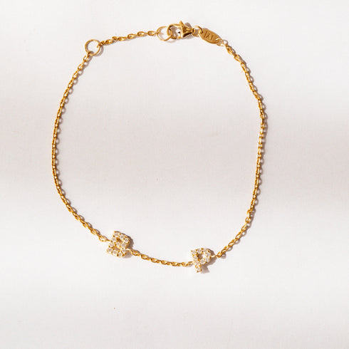 Pulsera Inicial Diamantes