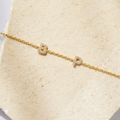 Pulsera Inicial Diamantes