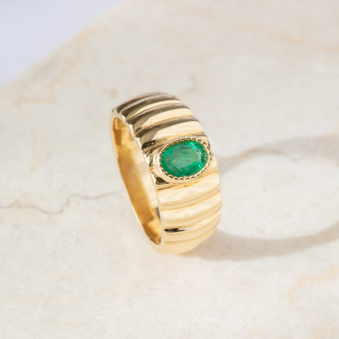 Anillo Prusia esmeralda - Ready To Go