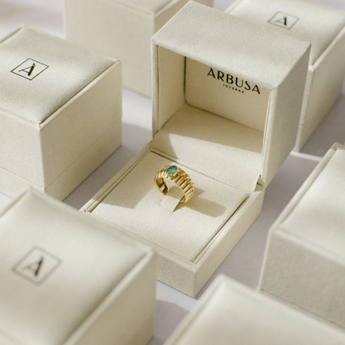 Anillo Prusia esmeralda - Ready To Go