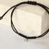 Pulsera Inicial Diamantes Macramé S
